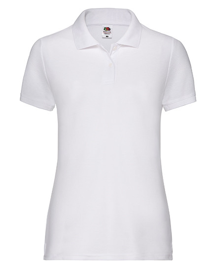 Fruit of the Loom Ladies´ 65/35 Polo White