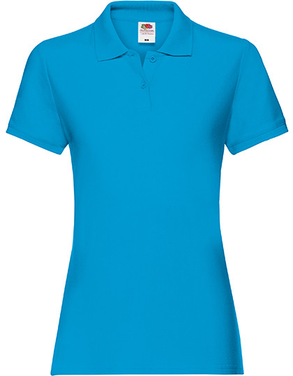 Fruit of the Loom Ladies´ Premium Polo Azure Blue