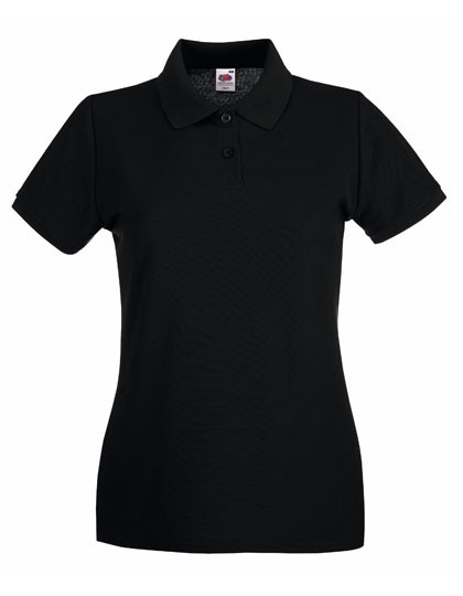 Fruit of the Loom Ladies´ Premium Polo Black