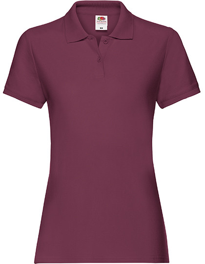 Fruit of the Loom Ladies´ Premium Polo Burgundy