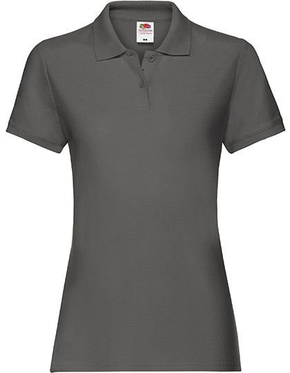 Fruit of the Loom Ladies´ Premium Polo Light Graphite (Solid)