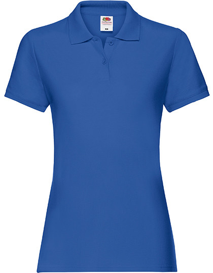 Fruit of the Loom Ladies´ Premium Polo Royal Blue