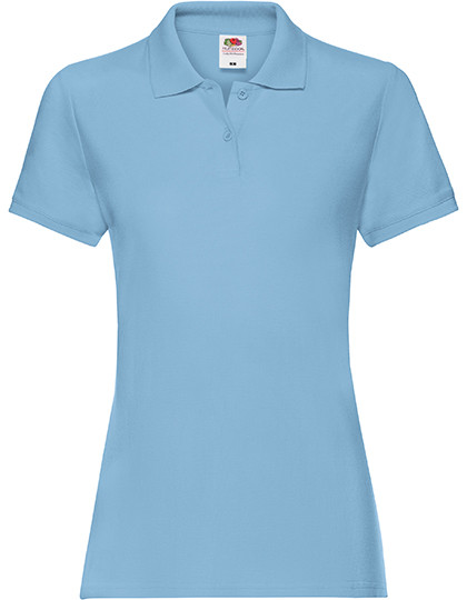 Fruit of the Loom Ladies´ Premium Polo Sky Blue