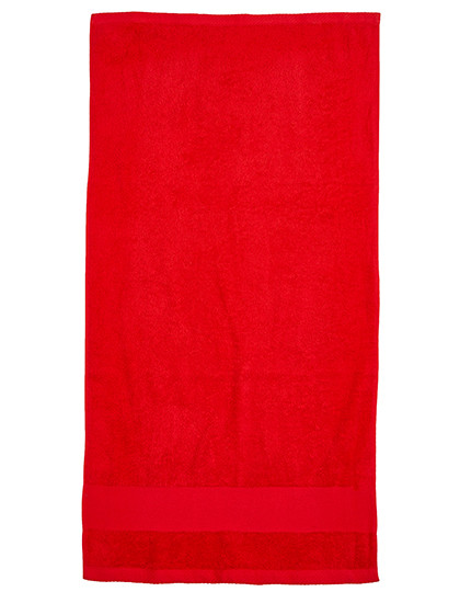 Fair Towel Organic Cozy Bath Sheet Red