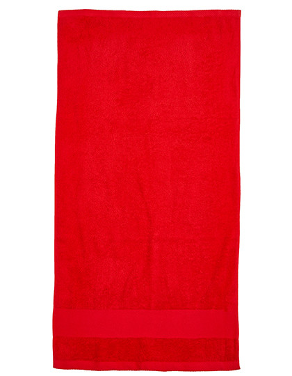 Fair Towel Organic Cozy Bath Towel Red