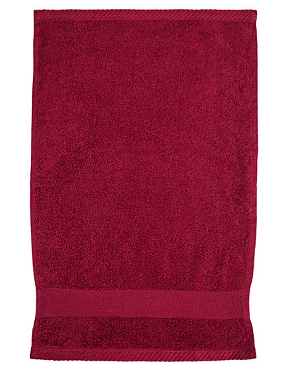 Fair Towel Organic Cozy Guest Towel Burgundy