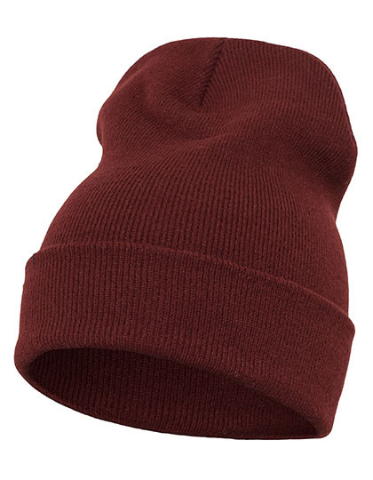 FLEXFIT Heavyweight Long Beanie Maroon