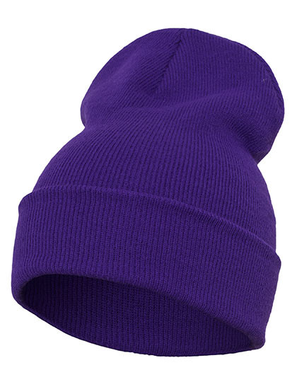 FLEXFIT Heavyweight Long Beanie Purple