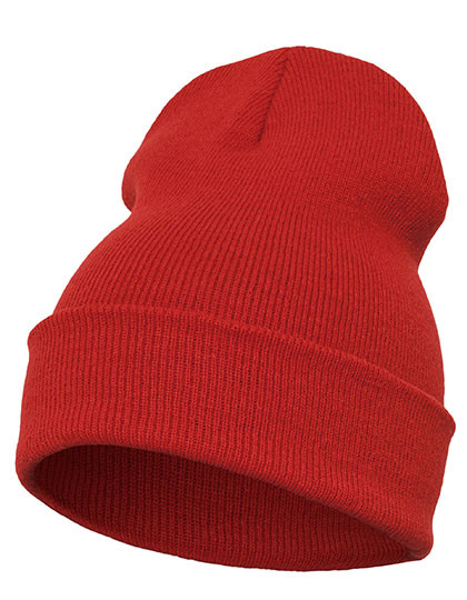 FLEXFIT Heavyweight Long Beanie Red