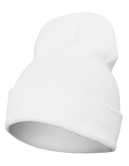 FLEXFIT Heavyweight Long Beanie White
