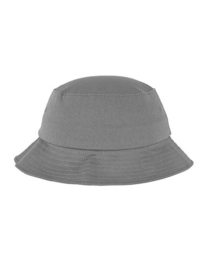 FLEXFIT Flexfit Cotton Twill Bucket Hat Grey