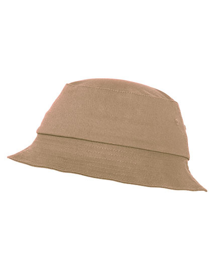 FLEXFIT Flexfit Cotton Twill Bucket Hat Khaki