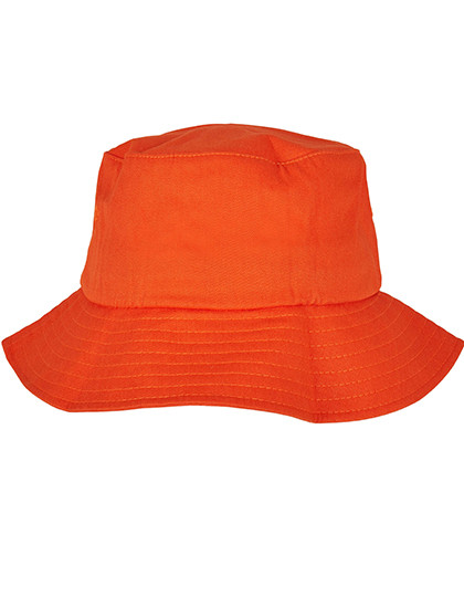 FLEXFIT Flexfit Cotton Twill Bucket Hat Orange