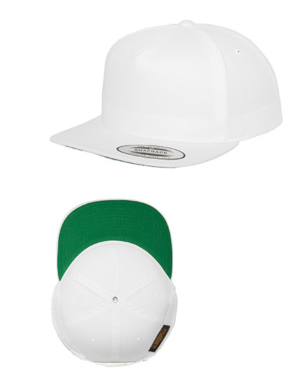 FLEXFIT Classic 5 Panel Snapback White