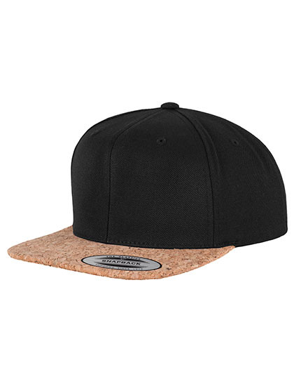 FLEXFIT Cork Snapback Black