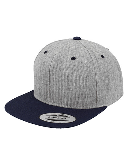 FLEXFIT Classic Snapback 2-Tone Heather Grey