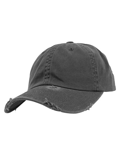 FLEXFIT Low Profile Destroyed Cap Dark Grey