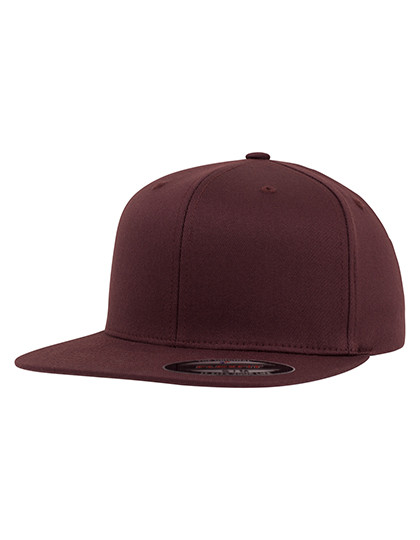 FLEXFIT Flexfit Flat Visor Maroon