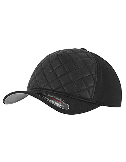 FLEXFIT Diamond Quilted Flexfit Cap Black