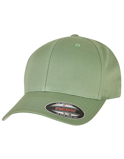 FLEXFIT Wooly Combed Cap Dark Leaf Green