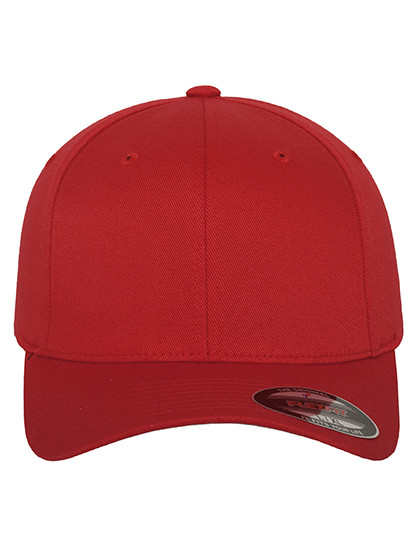 FLEXFIT Wooly Combed Cap Red
