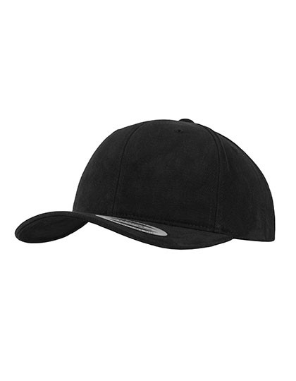 FLEXFIT Brushed Cotton Twill Mid-Profile Black