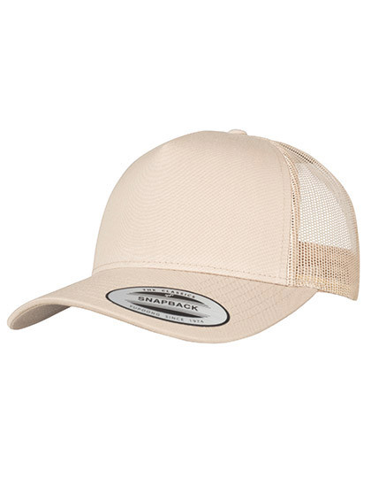 FLEXFIT 5-Panel Retro Trucker Cap Khaki