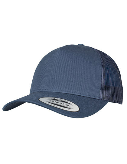 FLEXFIT 5-Panel Retro Trucker Cap Navy