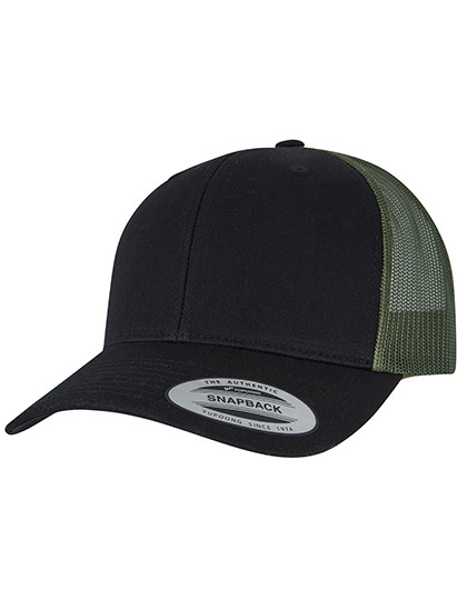 FLEXFIT Retro Trucker 2-Tone Black