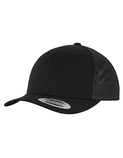 FLEXFIT Retro Trucker Black