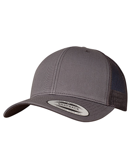 FLEXFIT Retro Trucker Dark Grey