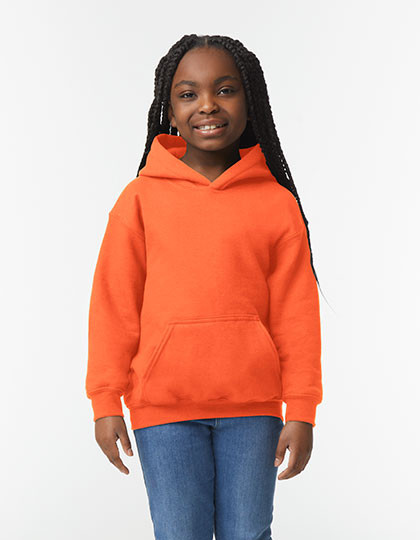 Gildan Heavy Blend™ Youth Hooded Sweatshirt Orange
