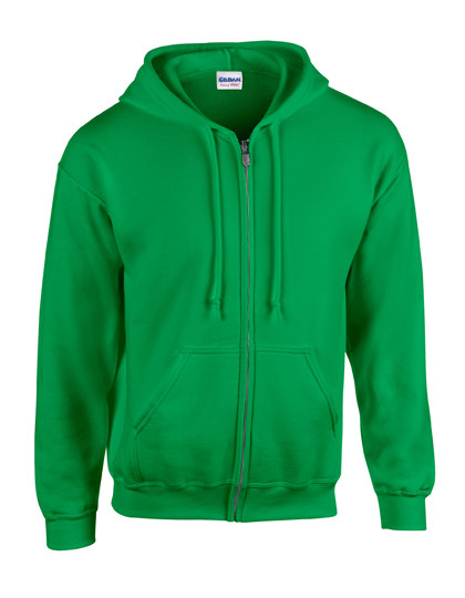 Gildan Heavy Blend™ Adult Full Zip Hooded Sweatshirt Irish Green