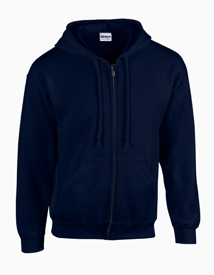 Gildan Heavy Blend™ Adult Full Zip Hooded Sweatshirt Navy
