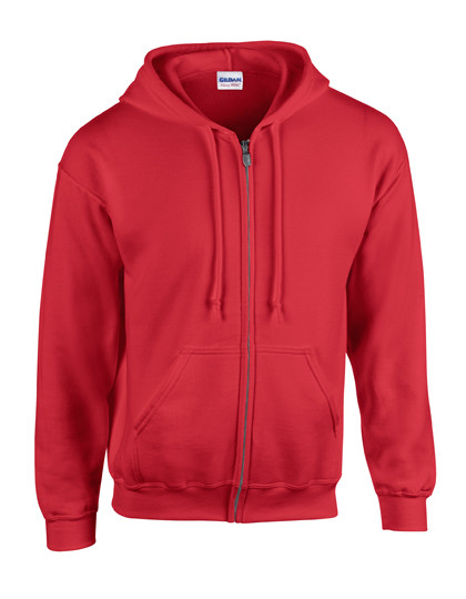 Gildan Heavy Blend™ Adult Full Zip Hooded Sweatshirt Red