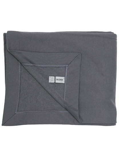 Gildan Heavy Blend™ Fleece Stadium Blanket Charcoal (Solid)