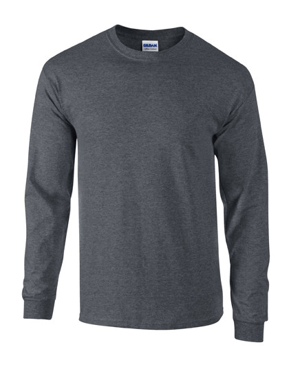Gildan Ultra Cotton™ Long Sleeve T-Shirt Dark Heather
