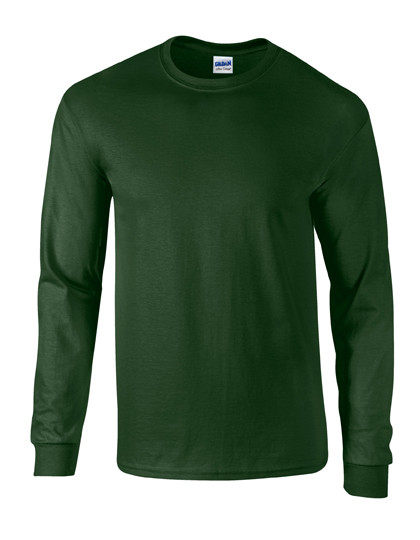 Gildan Ultra Cotton™ Long Sleeve T-Shirt Forest Green