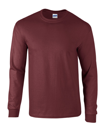 Gildan Ultra Cotton™ Long Sleeve T-Shirt Maroon
