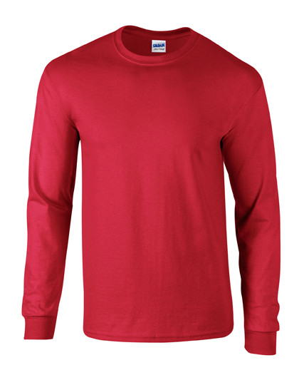 Gildan Ultra Cotton™ Long Sleeve T-Shirt Red