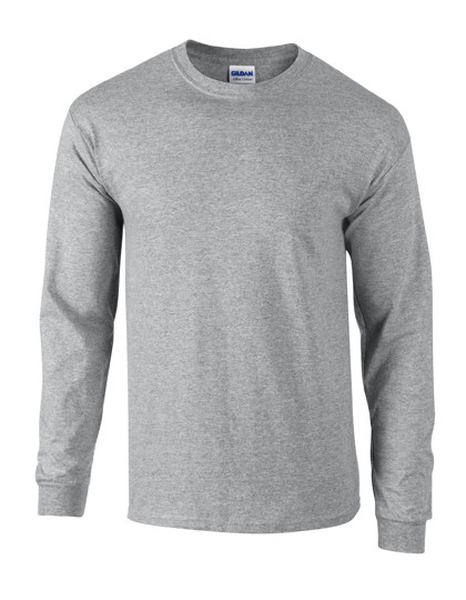 Gildan Ultra Cotton™ Long Sleeve T-Shirt Sport Grey (Heather)