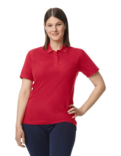 Gildan Softstyle® Women´s Piqué Polo Cherry Red