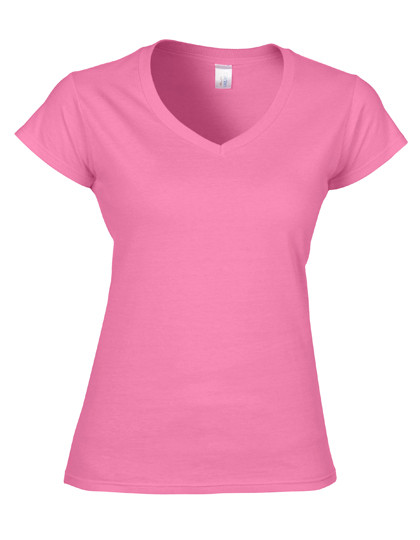 Gildan Softstyle® Women´s V-Neck T-Shirt Azalea