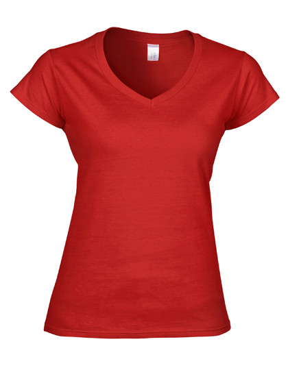 Gildan Softstyle® Women´s V-Neck T-Shirt Red