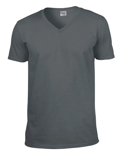 Gildan Softstyle® Adult V-Neck T-Shirt Charcoal (Solid)