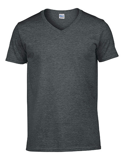 Gildan Softstyle® Adult V-Neck T-Shirt Dark Heather