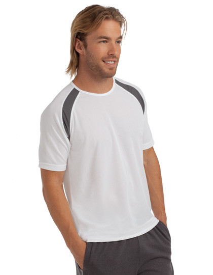 Hanes Tagless Sports Cool-DRI® Mens Contrast T-Shirt