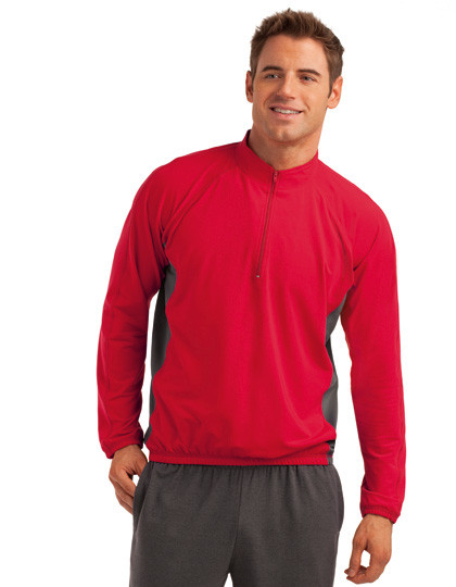 Hanes Tagless Sports Cool-DRI® Athletic Track Half Zip