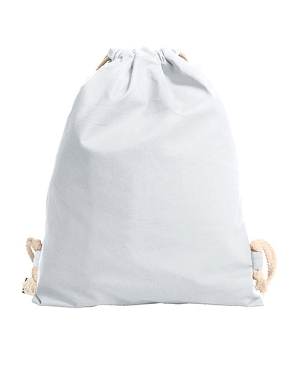 Halfar Drawstring Bag Earth White
