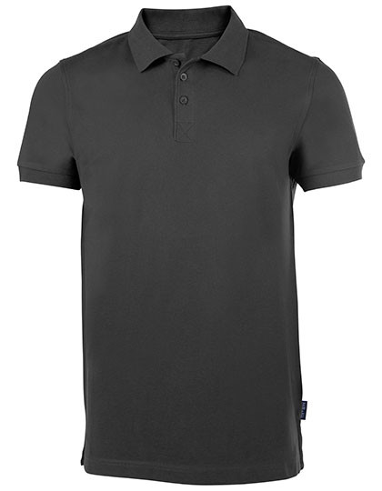 HRM Men´s Heavy Stretch Polo Dark Grey